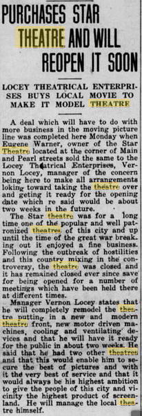 Empress Theatre - 01 Oct 1919 Changes Hands (newer photo)